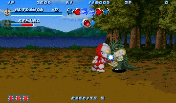 Ultra Toukon Densetsu (Japan) screen shot game playing